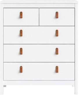 Ladekast Madeira - 99x82x38 Cm - Spaanplaat - Wit