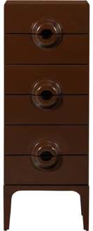 Ladekast Meria 6 lades Bruin - - Breedte: 44.00 cm