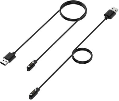 Lader Met Chip Voor Ticwatch Gtx/Xiaomi Haylou Solar LS05 Smart Horloge Dock Charger Adapter Usb-oplaadkabel Base koord Draad