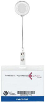 Lades badgehouder Wit - One size