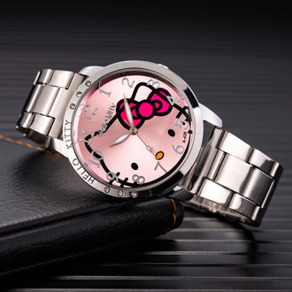 Ladies Cartoon Bangle Watch Hodinky Stainless Steel Buckle Elegant Simple Clock Kid Gift ceasuri Reloj Mujer