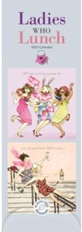 Ladies Who Lunch Slim Calendar 2025 - Calendars, Carousel