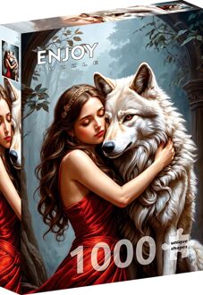 Lady and the Wolf Puzzel (1000 stukjes)