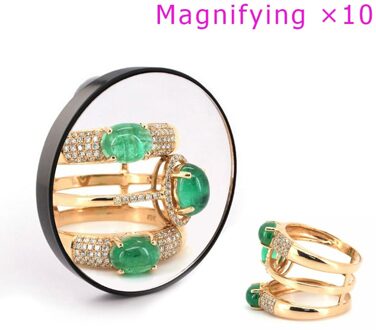 Lady Draagbare Spiegel 10X Vergrootglas Make-Up Spiegel Met Twee Zuignappen Ronde Mini Spiegel Makeup Tools H7JP