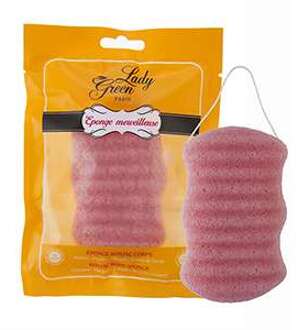 Lady Green Accessories Konjac Body Sponge Spons Rose 1stuks