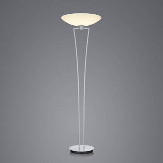 Lady LED uplighter vloerlamp, ZigBee, nikkel mat nikkel, opaalwit