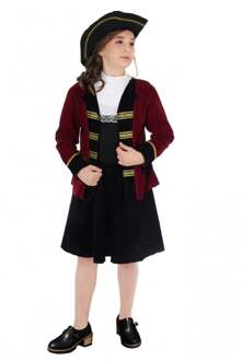 Lady Mary Piraten outfit Kind Luxe Multikleur - Print