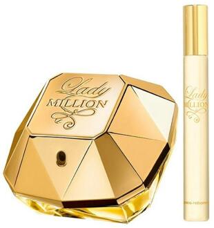 Lady Million 80 ml - Eau de Parfum + travel spray 20 ml - Damesparfum