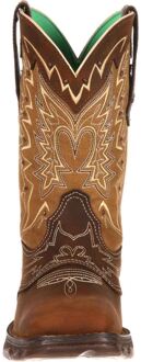 Lady Rebel Lederen Dames Nicotine/Bruine Laarzen - EU 40.5 / UK 7