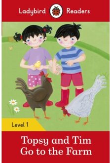 Ladybird Readers Level 1 - Topsy And Tim - Go To The Farm (Elt Graded Reader) - Ladybird Readers - Jean Adamson