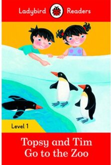 Ladybird Readers Level 1 - Topsy And Tim - Go To The Zoo (Elt Graded Reader) - Ladybird Readers - Jean Adamson