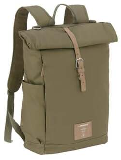 Lässig Luiertas Rolltop Backpack incl. verschoningsmatje - olive Multikleur