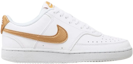 Lage Court Vision Wit Goud Sneakers Nike , White , Dames - 41 Eu,42 1/2 Eu,39 Eu,36 1/2 Eu,40 Eu,37 1/2 Eu,38 Eu,42 EU