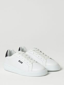 Lage Lederen Sneakers Wit