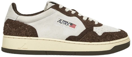Lage Sneakers in Vintage Stijl uit de jaren 1980 Autry , Brown , Heren - 45 Eu,46 Eu,41 Eu,43 Eu,47 EU
