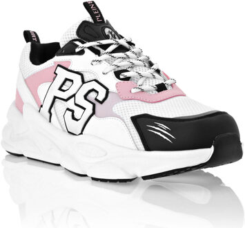 Lage Sneakers Wit/Roos