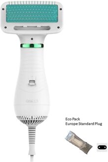 Lage Tempratuur & Noise Huisdier Droger Hond Grooming Kam Pet Kat Föhn Gooming Kam Dierlijke Grooming Droger Kat Haar droger En Kam EU plug Eco