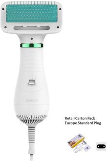Lage Tempratuur & Noise Huisdier Droger Hond Grooming Kam Pet Kat Föhn Gooming Kam Dierlijke Grooming Droger Kat Haar droger En Kam EU plug met doos