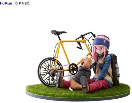 Laid Back Camp F:NEX PVC Statue 1/7 Nadeshiko Kagamihara 13 cm