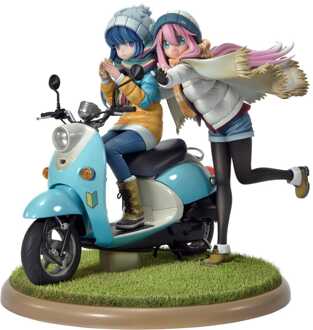 Laid-Back Camp Prisma Wing PVC Statue 1/7 Nadeshiko Kagamihara & Rin Shima 24 cm