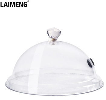 Laimeng Plastic Smoking Infuser Cloche Lid Dome Cover 8 10 12 inch Specialized Accessory for Smoker Gun Plates Bowls S270