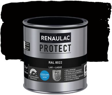 Lak Protect Ral8022 Zijdeglans 250ml