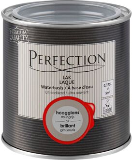 Lak Ultradekkend Hoogglans Muisgrijs 375ml