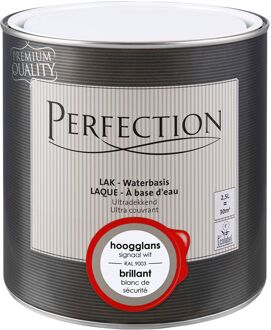 Lak Ultradekkend Hoogglans Signaal Wit Ral 9003 2,5l