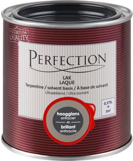 Lak Ultradekkend Hoogglans Terpentine Antraciet 375ml