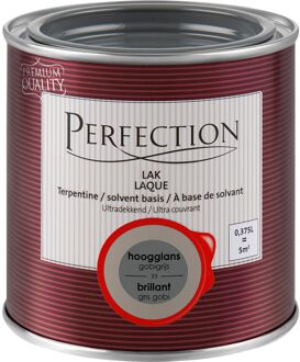 Lak Ultradekkend Hoogglans Terpentine Gobigrijs 375ml