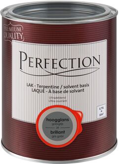 Lak Ultradekkend Hoogglans Terpentine Gobigrijs 750ml