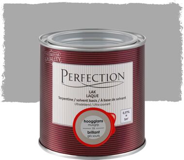 Lak Ultradekkend Hoogglans Terpentine Muisgrijs 375ml