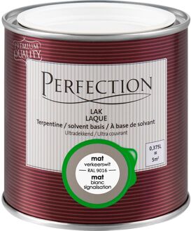 Lak Ultradekkend Mat Terpentine Verkeerswit Ral 9016 375ml