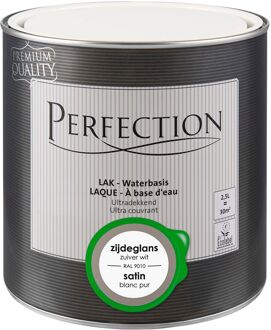 Lak Ultradekkend Zijdeglans Zuiver Wit Ral 9010 2,5l