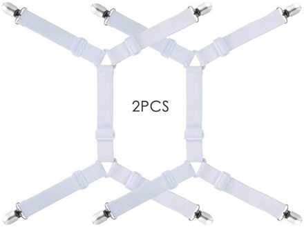 Laken Fastenrs Drap De Lit Hecht Dekens Pinces Ondersteuning Clip Housse Matelas Sangles Voor Lakens, Matras Pads wit