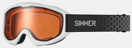 Lakeridge Skibril - Wit - Oranje Lens