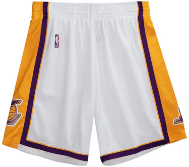 Lakers 2009 Swingman Shorts Mitchell & Ness , White , Heren - M,S