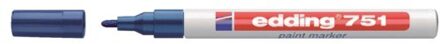 Lakmarker Edding 751 Blauw 1-2mm