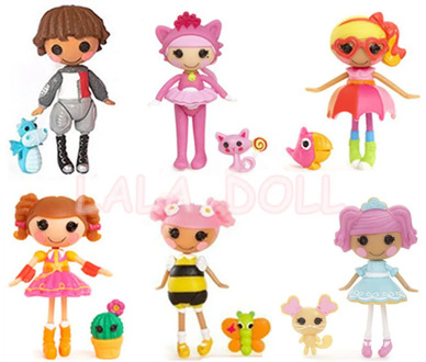 Lalaloopsy Dolls With The Accessories, Mini Dolls For Girl's Toy Playhouse Each Unique