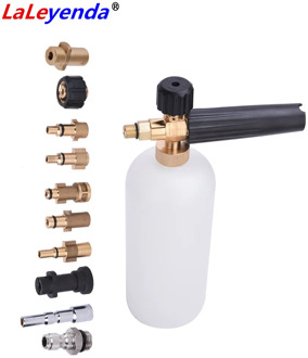LaLeyenda Pressure Washer Snow Foam Generator with Nozzle Adapter for Karcher/Nilfisk/LAVOR/intersko Soap Lance Cannon Gun Spray