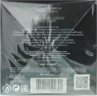 Lalique Encre Noire A L'E Treme Men eau de parfum - 100 ml - 000