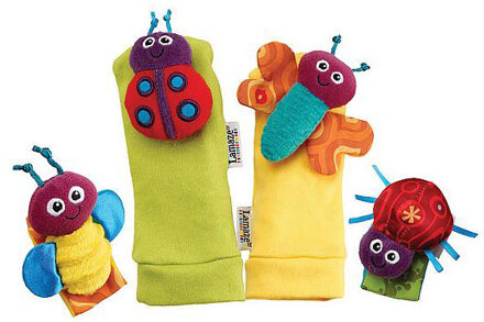 Lamaze Gardenbug Wrist Rattle & Footfinder Set (27634) Multi
