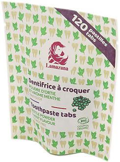 Lamazuna Tandpasta Tabletten - Brandnetel & Munt