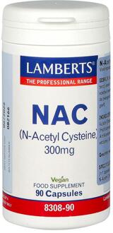 Lamberts NAC (N-Acetyl Cysteïne) 300 mg Vegan
