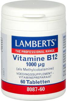 Lamberts Vitamine B12 Methylcobalamine 1000 Mcg - 60Tb