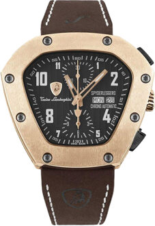 Lamborghini Horloge TLF-T07-5-SPYDERLEGGERO exchangeable wristband Koper