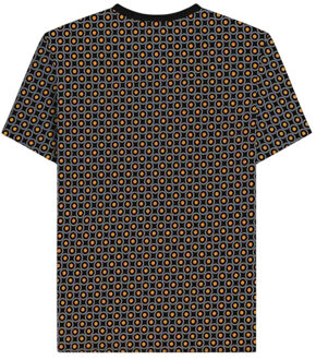Lambretta Geometrisch T-shirt heren (Zwart) - L