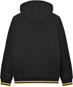 Lambretta Heren AW24 Full Zip Hoodie (Zwart/Goud) - maat XL