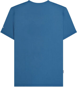 Lambretta Heren AW24 Scooter Vlag Big & Tall T-Shirt (Donkerblauw)