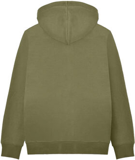 Lambretta Heren AW25 Gestreepte Hoodie (Khaki Groen) Kaki